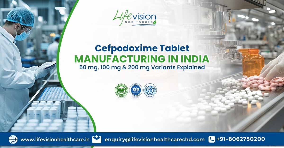 Cefpodoxime Tablet Manufacturer in India